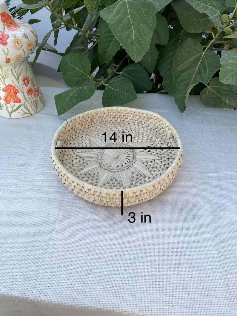 Handwoven Palm Leaf and Sea Grass Basket
