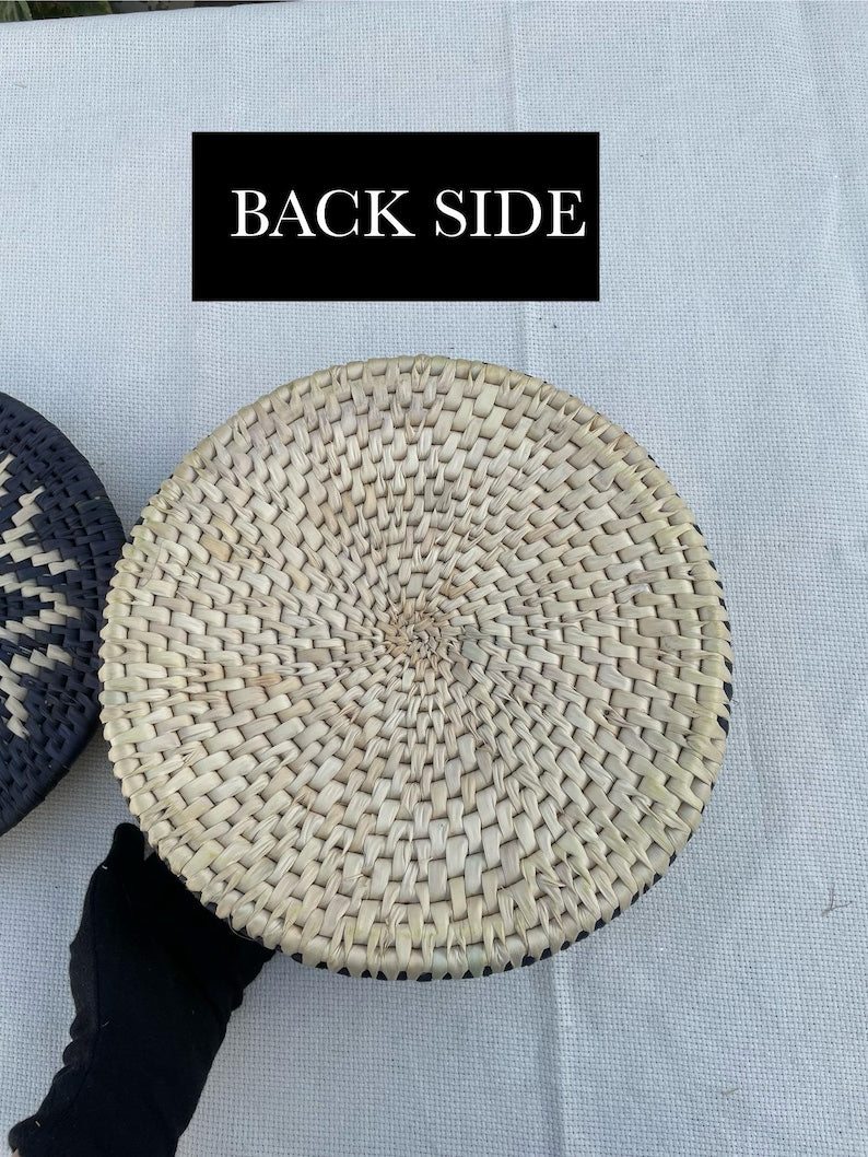 Handwoven Lid Basket By Suzzi Homes, Eco-Friendly Woven Basket with Lid, Rustic Storage Basket, Boho Decor, Fruit Storage, Organizer Basket